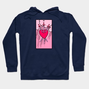 Three of Swords Hoodie